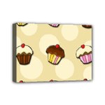 Colorful cupcakes pattern Mini Canvas 7  x 5 
