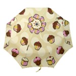 Colorful cupcakes pattern Folding Umbrellas