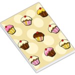 Colorful cupcakes pattern Large Memo Pads
