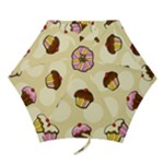 Colorful cupcakes pattern Mini Folding Umbrellas