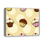 Colorful cupcakes pattern Deluxe Canvas 14  x 11 