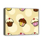 Colorful cupcakes pattern Deluxe Canvas 16  x 12  