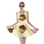 Colorful cupcakes pattern Skater Dress