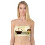 Colorful cupcakes pattern Bandeau Top