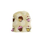 Colorful cupcakes pattern Drawstring Pouches (Small) 