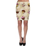 Colorful cupcakes pattern Bodycon Skirt