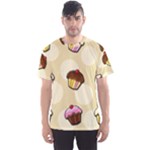 Colorful cupcakes pattern Men s Sport Mesh Tee