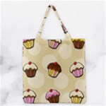 Colorful cupcakes pattern Grocery Tote Bag