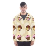 Colorful cupcakes pattern Hooded Wind Breaker (Men)