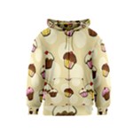 Colorful cupcakes pattern Kids  Zipper Hoodie