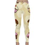 Colorful cupcakes pattern Classic Yoga Leggings