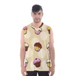 Colorful cupcakes pattern Men s Basketball Tank Top