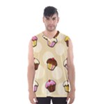 Colorful cupcakes pattern Men s Basketball Tank Top