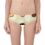 Colorful cupcakes pattern Classic Bikini Bottoms