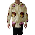 Colorful cupcakes pattern Hooded Wind Breaker (Kids)