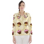 Colorful cupcakes pattern Wind Breaker (Women)