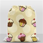 Colorful cupcakes pattern Drawstring Bag (Small)