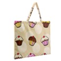 Zipper Large Tote Bag 