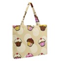 Zipper Medium Tote Bag Front