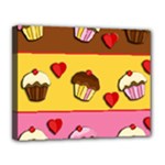 Love cupcakes Canvas 14  x 11 
