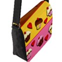 Flap Closure Messenger Bag (L) 