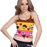 Love cupcakes Spaghetti Strap Bra Top