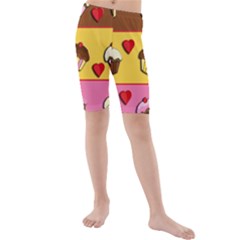 Kids  Mid Length Swim Shorts 