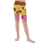 Love cupcakes Kids  Mid Length Swim Shorts