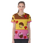 Love cupcakes Women s Cotton Tee