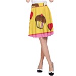 Love cupcakes A-Line Skirt