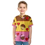 Love cupcakes Kids  Sport Mesh Tee