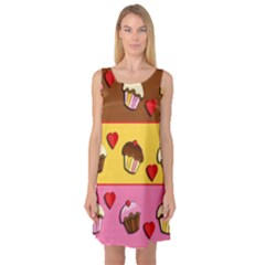 Sleeveless Satin Nightdress 
