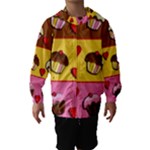 Love cupcakes Hooded Wind Breaker (Kids)