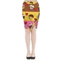Midi Wrap Pencil Skirt 