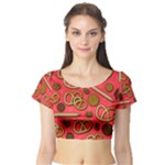 Bakery Short Sleeve Crop Top (Tight Fit)