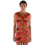 Bakery Wrap Front Bodycon Dress