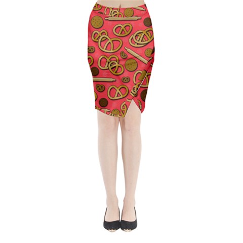 Bakery Midi Wrap Pencil Skirt from ArtsNow.com