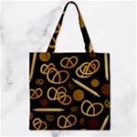 Bakery 2 Zipper Grocery Tote Bag