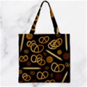 Zipper Grocery Tote Bag 