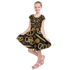 Kids  Short Sleeve Dress 