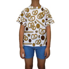 Kids  Short Sleeve Swimwear 