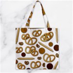 Bakery 3 Zipper Grocery Tote Bag