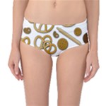 Bakery 3 Mid-Waist Bikini Bottoms