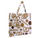 Zipper Large Tote Bag 