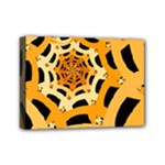 Spider Helloween Yellow Mini Canvas 7  x 5 