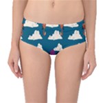 Foxfabricsmall Weasel Mid-Waist Bikini Bottoms