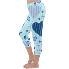 Capri Winter Leggings Back Capri Winter Leggings Back