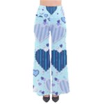 Light and Dark Blue Hearts Pants