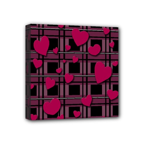 Harts pattern Mini Canvas 4  x 4  from ArtsNow.com
