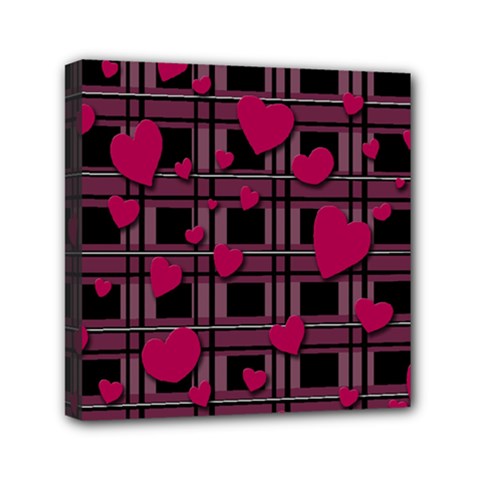 Harts pattern Mini Canvas 6  x 6  from ArtsNow.com